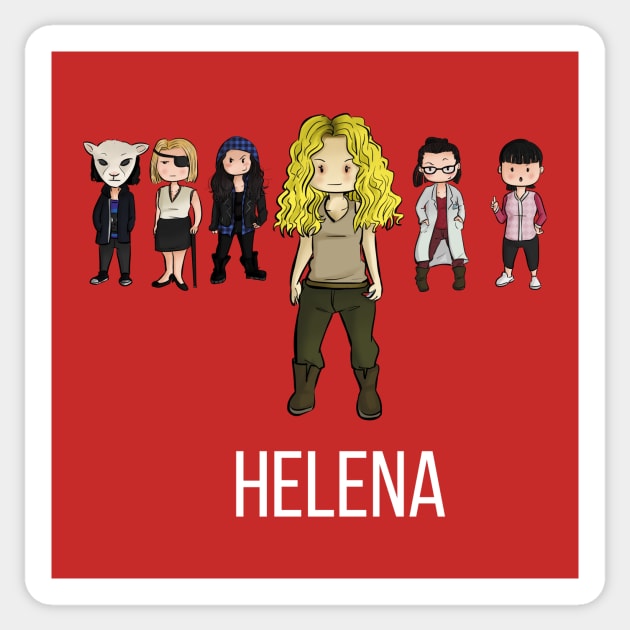 Helena Sticker by BerrylaBerrosa92